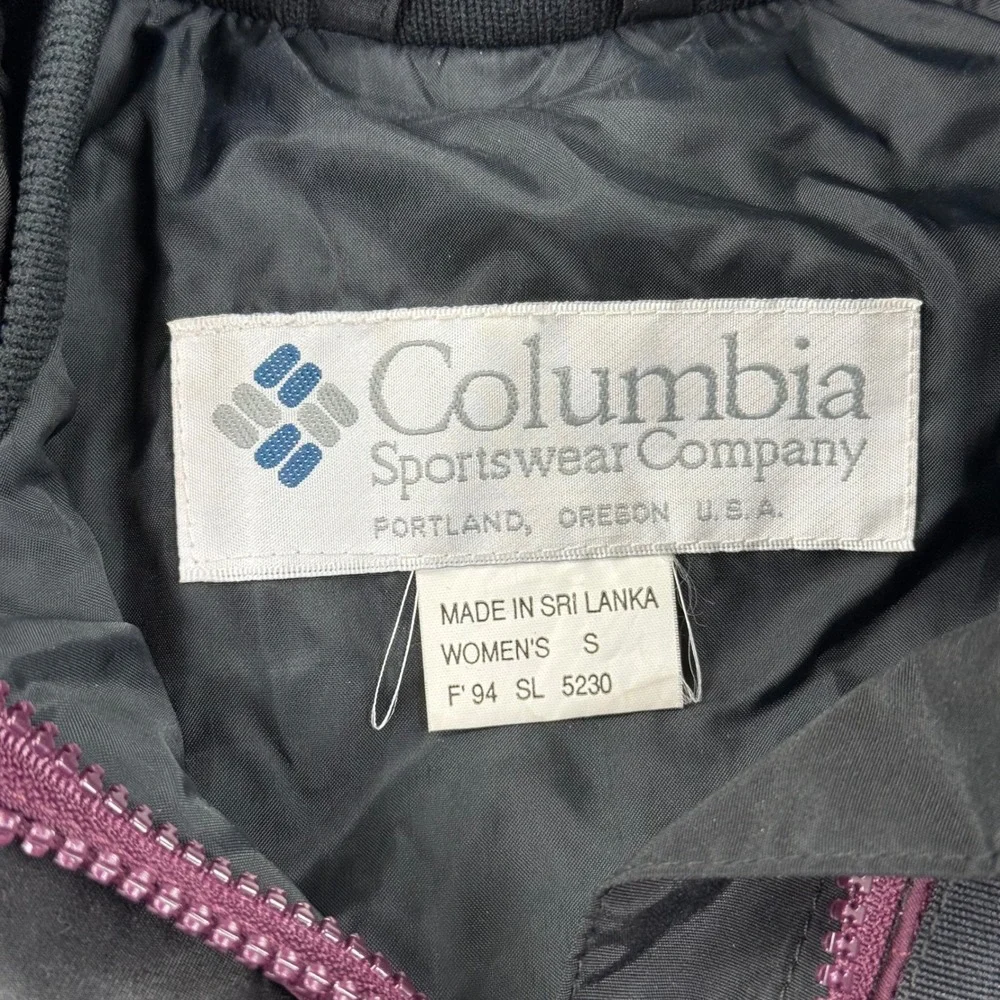 Columbia Sportswear Company Bugaboo Jacket Small Burgundy Full Zip Women's‎
